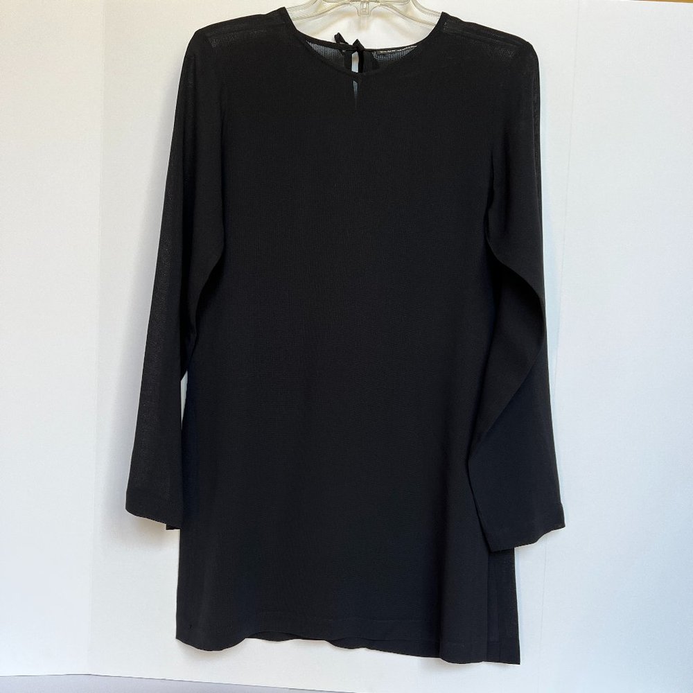 CLUB MONACO Tunic Black Size Small EUC Day-to-Evening Modern Minimalist